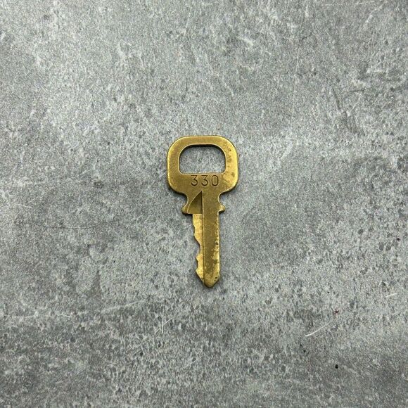 Authentic Louis Vuitton Gold Brass Padlock & Key Set Bag Charm #330 - Picture 10 of 14